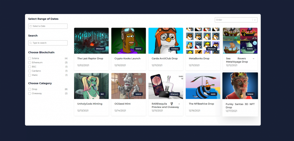 The Best NFT Calendar [2023 Edition] » NFTiming